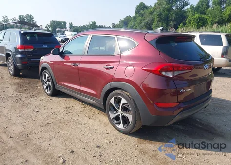 2016 Hyundai Tucson Limited из США, поврежденный, VIN KM8J3CA26GU062255
